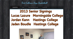 Desktop Screenshot of fcbasketball.weebly.com