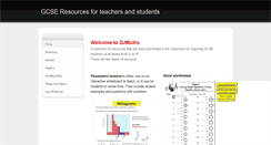 Desktop Screenshot of djmaths.weebly.com