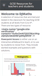 Mobile Screenshot of djmaths.weebly.com