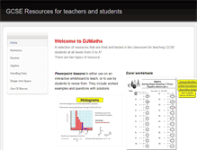 Tablet Screenshot of djmaths.weebly.com