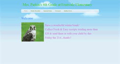 Desktop Screenshot of parkin4thgradefruitvale.weebly.com