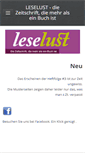 Mobile Screenshot of leselust.weebly.com