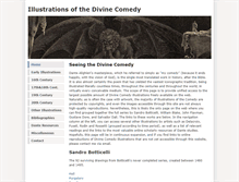 Tablet Screenshot of divinecomedyillustrations.weebly.com