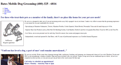 Desktop Screenshot of batesmobiledoggrooming.weebly.com