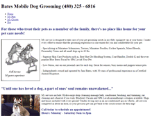 Tablet Screenshot of batesmobiledoggrooming.weebly.com