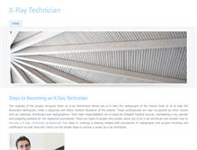 Tablet Screenshot of becomingxraytechnician.weebly.com