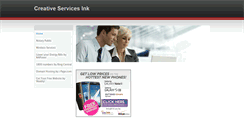 Desktop Screenshot of creativeservicesink.weebly.com