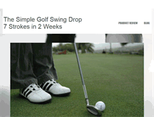 Tablet Screenshot of golftrainingswingaids.weebly.com