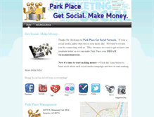 Tablet Screenshot of parkplaceazsocial.weebly.com