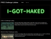 Tablet Screenshot of freecodchallengelobbies.weebly.com