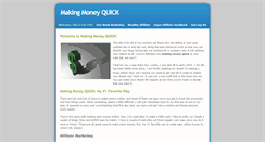 Desktop Screenshot of makingmoneyquick.weebly.com