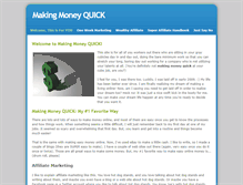 Tablet Screenshot of makingmoneyquick.weebly.com