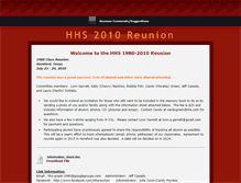 Tablet Screenshot of hhs2010reunion.weebly.com