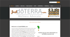 Desktop Screenshot of justdoterra.weebly.com