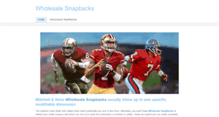 Desktop Screenshot of newcheapsnapbacks.weebly.com