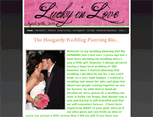 Tablet Screenshot of hougardywedding.weebly.com