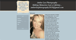 Desktop Screenshot of amberleephotographs.weebly.com