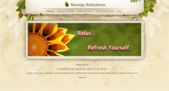 Desktop Screenshot of massagerelaxations.weebly.com