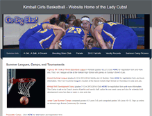 Tablet Screenshot of kimballgirlsbasketball.weebly.com