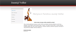 Desktop Screenshot of jauniejivedliai.weebly.com