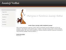 Tablet Screenshot of jauniejivedliai.weebly.com