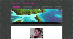 Desktop Screenshot of briannasfunertainment.weebly.com