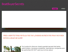 Tablet Screenshot of boatbuyersecrets.weebly.com