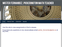 Tablet Screenshot of pfernandez.weebly.com