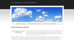 Desktop Screenshot of hudmakinghomeaffordable.weebly.com