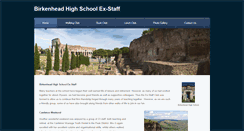 Desktop Screenshot of birkenheadhighschoolexstaff.weebly.com