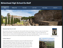 Tablet Screenshot of birkenheadhighschoolexstaff.weebly.com