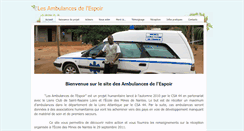 Desktop Screenshot of les-ambulances-de-l-espoir.weebly.com