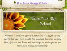 Tablet Screenshot of mrsfoxbiology.weebly.com