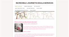 Desktop Screenshot of incrediblejourneysdoulaservices.weebly.com