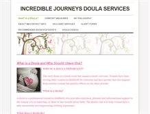 Tablet Screenshot of incrediblejourneysdoulaservices.weebly.com