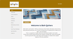Desktop Screenshot of bathquilters.weebly.com