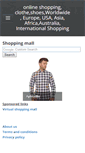Mobile Screenshot of on-lineshoppingmall.weebly.com