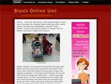 Tablet Screenshot of bisnis-umi.weebly.com