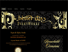 Tablet Screenshot of betterdaysevents.weebly.com