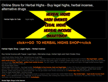 Tablet Screenshot of herbal-highs.weebly.com