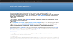Desktop Screenshot of freeclassifiedsdirectory.weebly.com