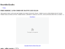 Tablet Screenshot of freerider2codes.weebly.com