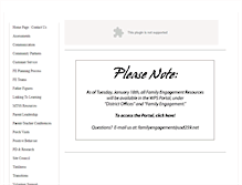 Tablet Screenshot of familyengagement.weebly.com