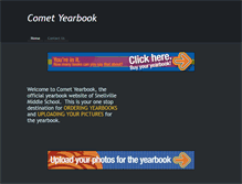 Tablet Screenshot of cometyearbook.weebly.com