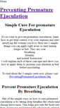 Mobile Screenshot of preventingprematureejaculation.weebly.com