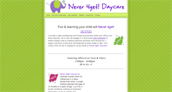 Desktop Screenshot of never4getdaycare.weebly.com