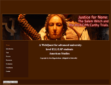 Tablet Screenshot of justicefornonewebquest.weebly.com