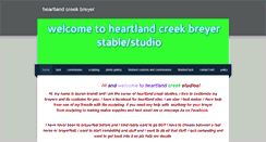 Desktop Screenshot of heartlandcreekbreyer.weebly.com