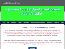 Tablet Screenshot of heartlandcreekbreyer.weebly.com