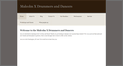 Desktop Screenshot of malcolmxdrummersanddancers.weebly.com